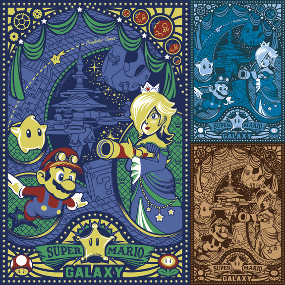 steampunk super mario galaxy